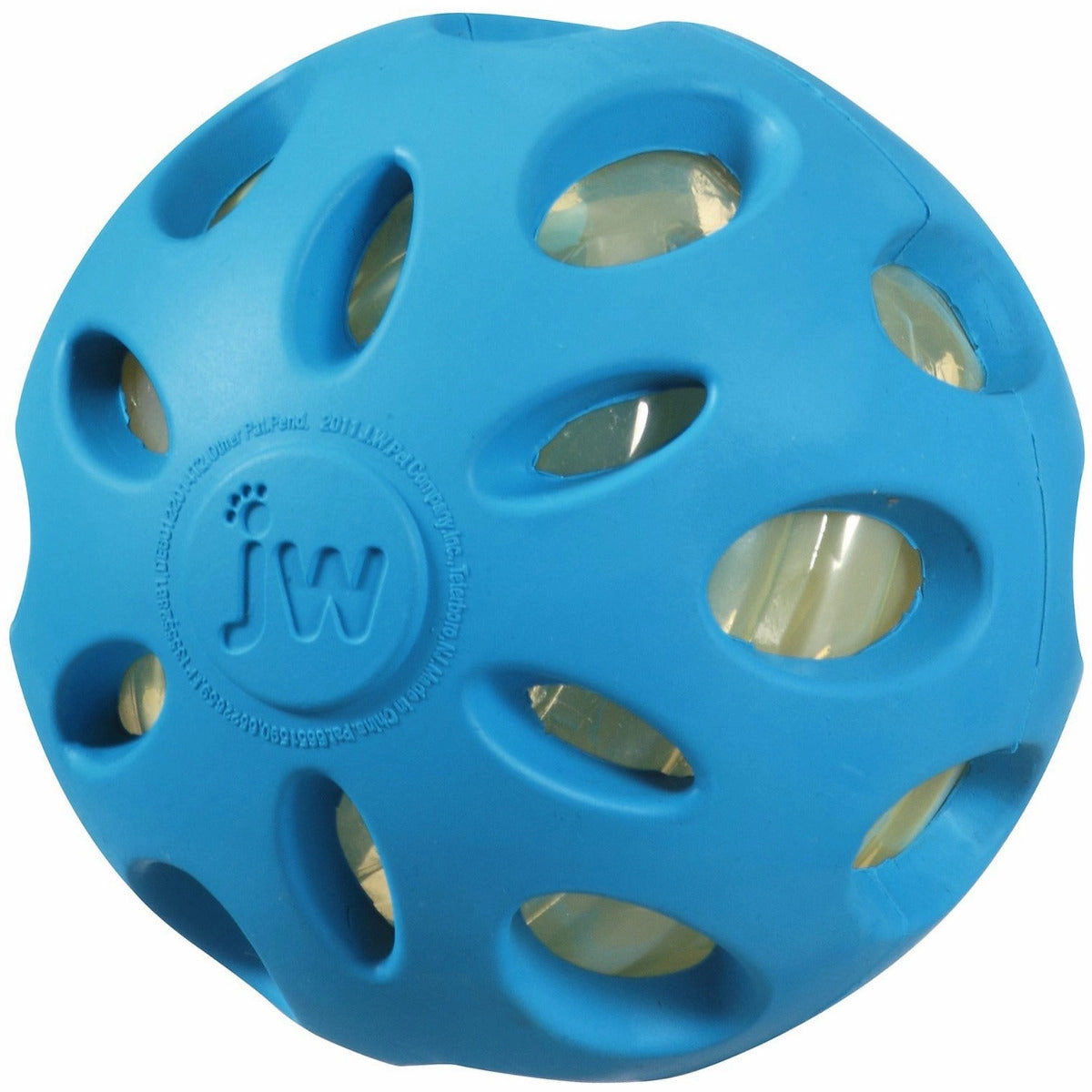 JW Pet Crackle Heads Ball Dog Toy
