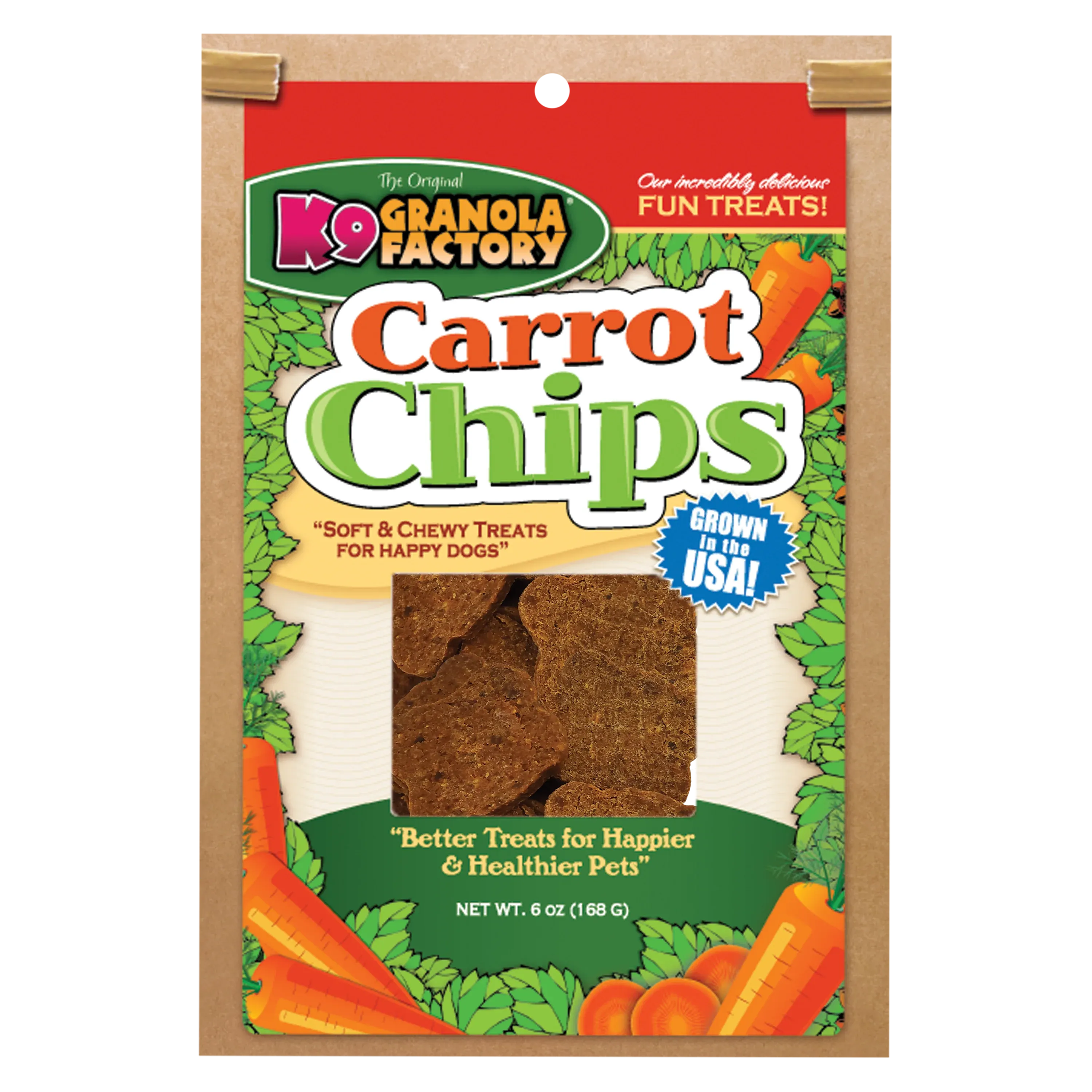 K9 Granola Factory 6oz Carrot Chips