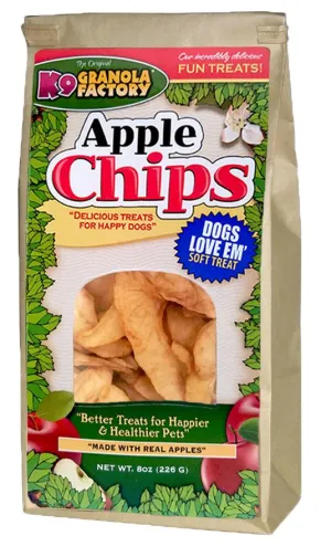 K9 Granola Factory Natural Chips - Apple 8oz Bag goat vitamins sheep health poultry medicine livestock supplement animal wellness