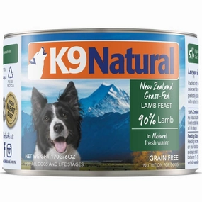K9 Natural Lamb Feast Canned Dog Food 170g canned dog food wet dog food grain free dog food dog food with gravy beef dog food