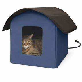 K&H Heated Outdoor Cat House cat scratchers cat towers cat window perch cat heating pad cat calming spray