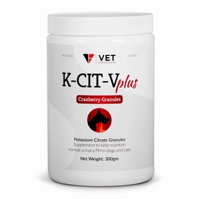 K-CIT-V Plus Cranberry 300 gm Granules for Dogs and Cats cat scratchers cat towers cat window perch cat heating pad cat calming spray
