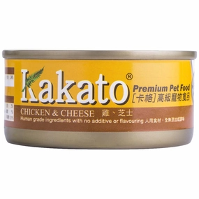 Kakato Chicken & Cheese Grain-Free Canned Cat & Dog Food canned dog food wet dog food grain free dog food dog food with gravy beef dog food