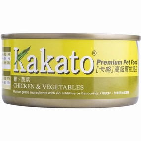 Kakato Chicken & Vegetables Canned Cat & Dog Food 170g canned dog food wet dog food grain free dog food dog food with gravy beef dog food