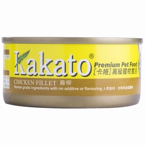 Kakato Chicken Fillet Grain-Free Canned Cat & Dog Food natural cat food soft cat treats freeze dried cat food organic cat treats indoor cat food