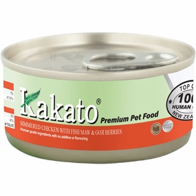 Kakato Simmered Chicken With Fish Maw & Goji Berries Grain-Free Canned Cat & Dog Food 70g canned dog food wet dog food grain free dog food dog food with gravy beef dog food