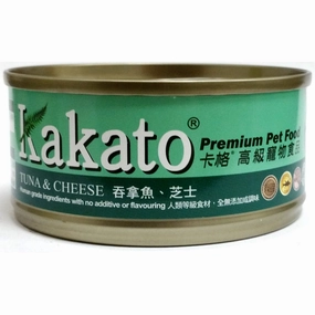 Kakato Tuna & Cheese Grain-Free Canned Cat & Dog Food canned dog food wet dog food grain free dog food dog food with gravy beef dog food