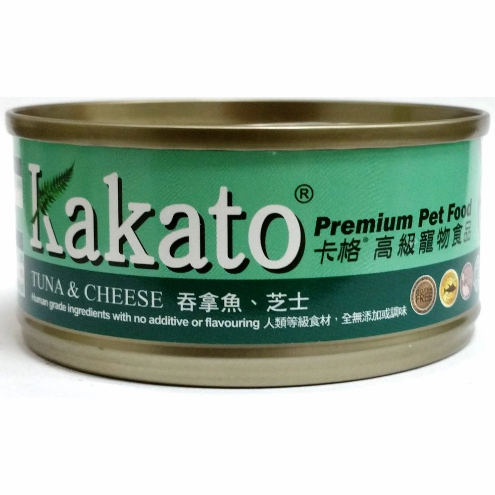 Kakato Tuna & Cheese Grain-Free Canned Cat & Dog Food canned dog food wet dog food grain free dog food dog food with gravy beef dog food