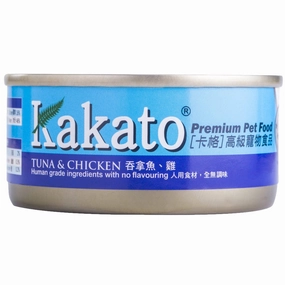 Kakato Tuna & Chicken Grain-Free Canned Cat & Dog Food cat food cans soft cat food high protein cat food natural cat food senior cat food