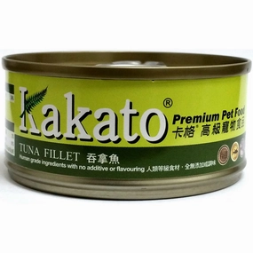 Kakato Tuna Fillet Grain-Free Canned Cat & Dog Food cat food cans soft cat food high protein cat food natural cat food senior cat food