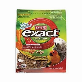 Kaytee Exact - Natural Veggie for Parrots and Conures 2lb bird cage parrot food bird toys bird perch bird treats