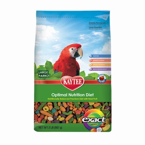 Kaytee Exact - Rainbow Chunky Premium for Large Parrots 2.5lb bird cage parrot food bird toys bird perch bird treats