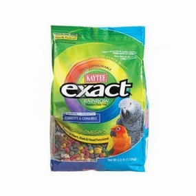 Kaytee Exact - Rainbow Fruity for Parrots & Conures 2lb bird cage parrot food bird toys bird perch bird treats