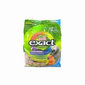 Kaytee Exact - Rainbow Fruity for Parrots & Conures 4lb bird cage parrot food bird toys bird perch bird treats