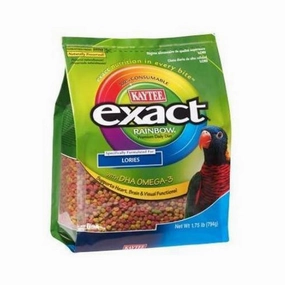 Kaytee Exact - Rainbow Premium for Lories 1.75lb bird cage parrot food bird toys bird perch bird treats