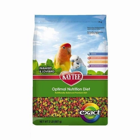 Kaytee Exact - Rainbow Premium for Parakeets and Lovebirds 2lb bird cage parrot food bird toys bird perch bird treats
