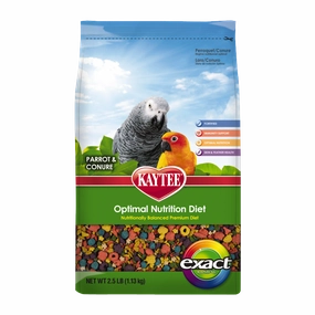 Kaytee Exact - Rainbow Premium for Parrots and Conures 2.5lb bird cage parrot food bird toys bird perch bird treats