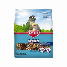 Kaytee Forti-Diet Pro Health Conure and Lovebird Food 4lb bird cage parrot food bird toys bird perch bird treats