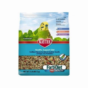 Kaytee Forti Diet Pro Health Parakeet 2lb bird cage parrot food bird toys bird perch bird treats