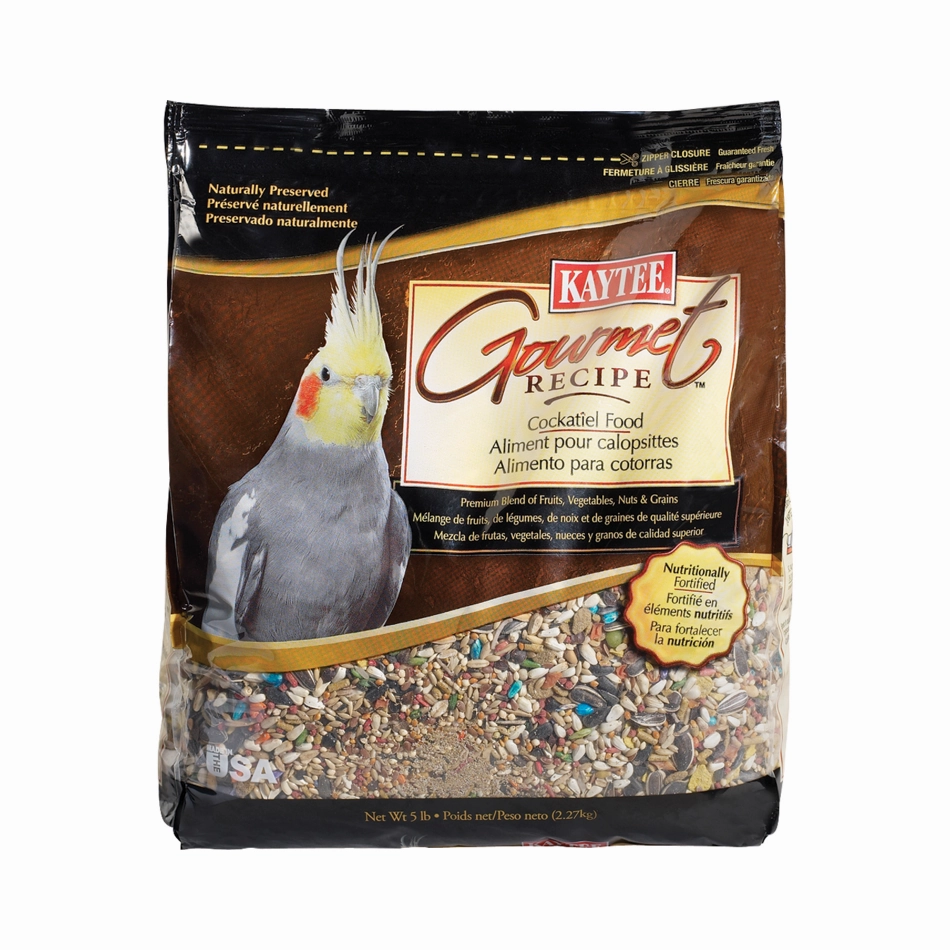 Kaytee Gourmet Recipe - Cockatiel 5lb bird cage parrot food bird toys bird perch bird treats
