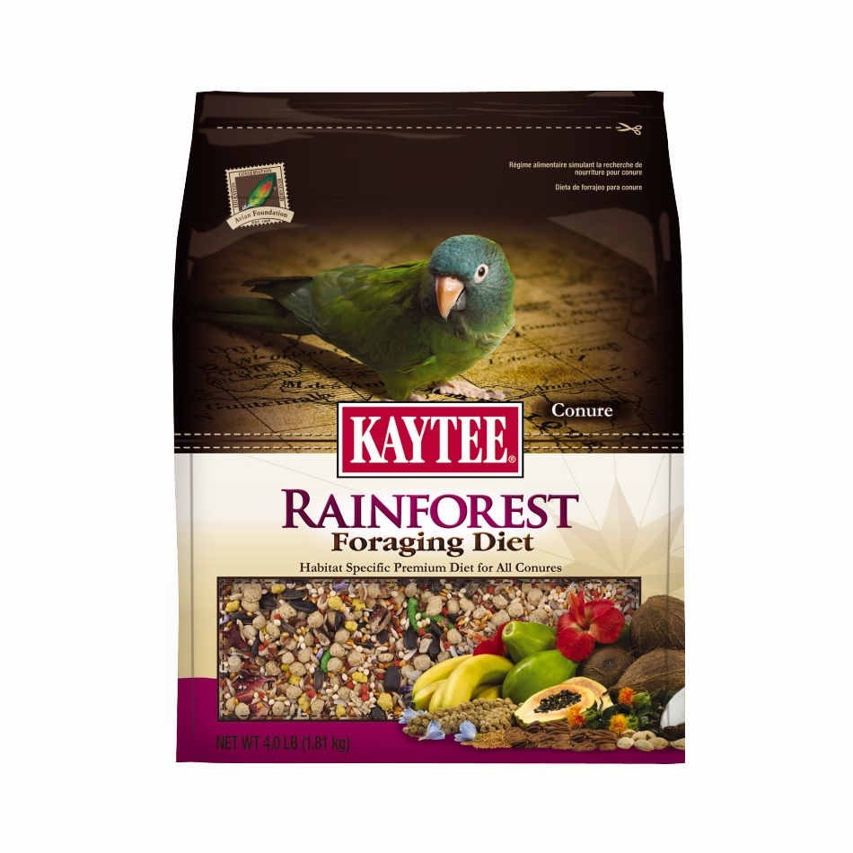 Kaytee Rainforest - Conure 4lb bird cage parrot food bird toys bird perch bird treats