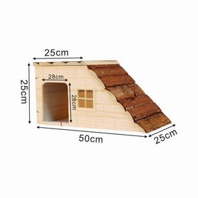 Kerbl Nature Rodent House Slope 50 x 25 x 25cm dog water fountain slow feeder automatic dog feeder gravity feeder dog food dispenser