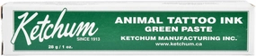 Ketchum Green Animal Tattoo Paste, 1 oz chicken supplies backyard chicken coop accessories poultry food chicken vitamins