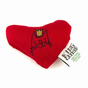 King Catnip Cuddly Heart Cat Toy cat treats catnip grass for cats organic cat grass cat grass seeds
