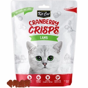 Kit Cat Cranberry Crisps Lamb Cat Treats 60g pet health pet wellness pet pain relief pet probiotic pet calming