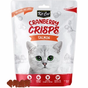 Kit Cat Cranberry Crisps Salmon Cat Treats 60g pet health pet wellness pet pain relief pet probiotic pet calming