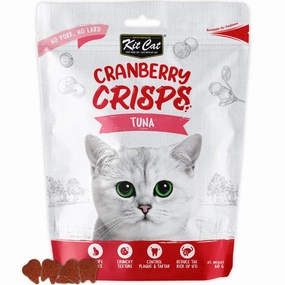 Kit Cat Cranberry Crisps Tuna Cat Treats 60g dog chew toys dog dental chews durable chew toys puppy chew toy bone chew