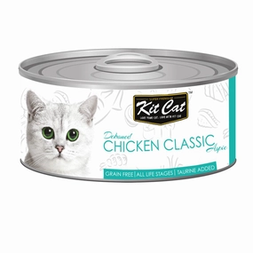 Kit Cat Deboned Chicken Classic Aspic Grain-Free Canned Cat Food 80g natural cat food soft cat treats freeze dried cat food organic cat treats indoor cat food