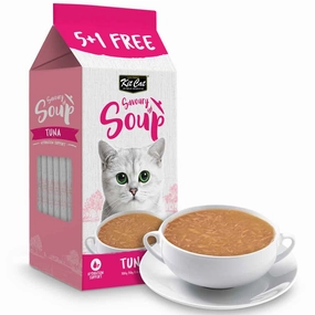 Kit Cat Savoury Soup Tuna Wet Pouch Cat Food (50g x 6) dog travel bag car seat cover pet carrier for car training leash dog training whistle