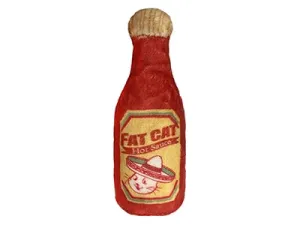 Kittybelles Plush Cat Toy Fat Cat Hot Sauce 4" cat toys interactive cat toys cat teaser wand cat balls cat laser pointer