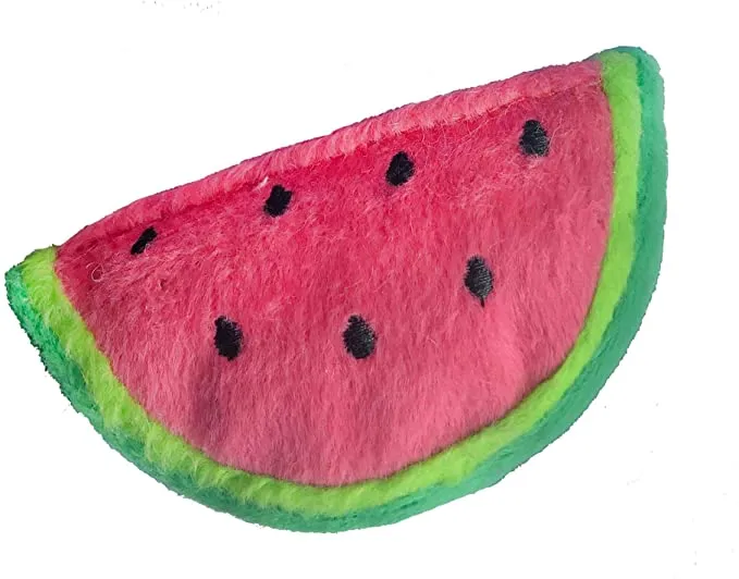 Kittybelles Plush Cat Toy Watermelon 3.75" cat toys interactive cat toys cat teaser wand cat balls cat laser pointer