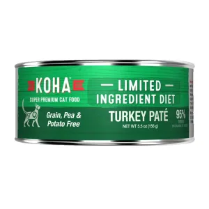 KOHA LID Grain-Free Turkey Pate Wet Cat Food cat treats toys for cats cat hair remover cat cleaning supplies cat food bowl