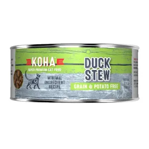 KOHA M.I. Grain-Free Duck Stew Wet Cat Food cat treats toys for cats cat hair remover cat cleaning supplies cat food bowl
