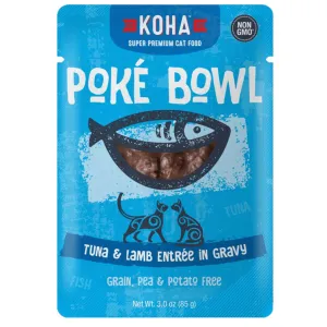 KOHA Pok Bowl Tuna & Lamb in Gravy Wet Cat Food cat treats toys for cats cat hair remover cat cleaning supplies cat food bowl