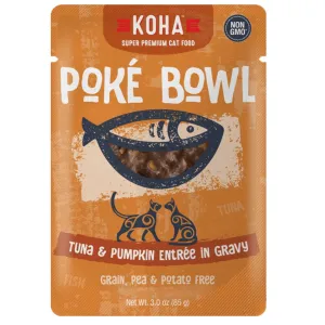 KOHA Pok Bowl Tuna & Pumpkin in Gravy Wet Cat Food cat supplies cat house cat tree cat feeder cat collar