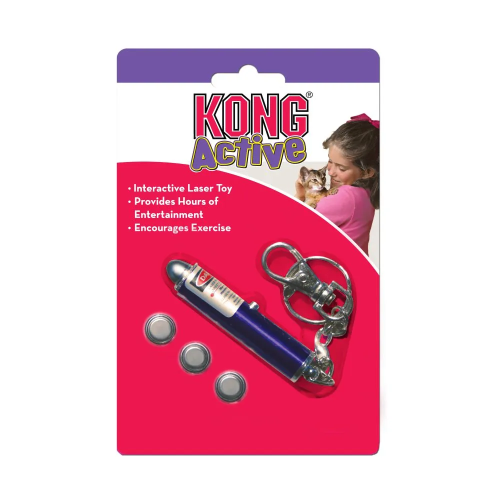 Kong Active Laser Pointer Cat Toy cat treats toys for cats cat hair remover cat cleaning supplies cat food bowl