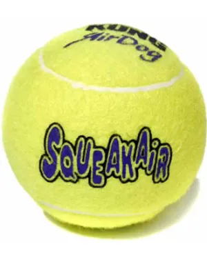 Kong Air Dog Squeaker Tennis Ball Medium dog puzzle toy dog slow feeder dog treat ball dog brain toy dog feeder toy