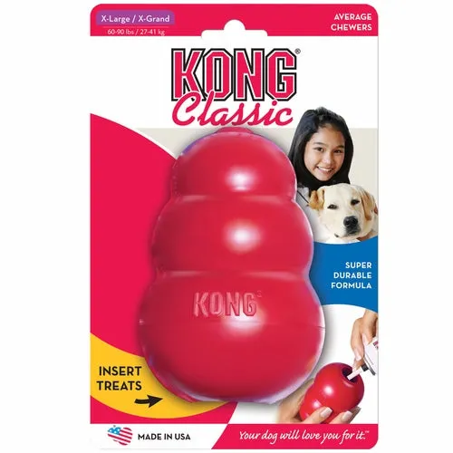 Kong Classic Dog Toy Extra Large dog puzzle toy dog slow feeder dog treat ball dog brain toy dog feeder toy
