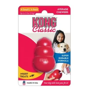 Kong Classic Dog Toy Extra Small dog puzzle toy dog slow feeder dog treat ball dog brain toy dog feeder toy