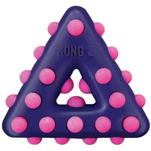 Kong Dotz Triangle Dog Toy dog bones rawhide chew sticks dog jerky bacon bone