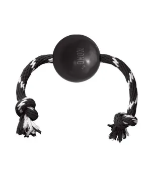 Kong Extreme Ball With Rope Dog Toy dog bones rawhide chew sticks dog jerky bacon bone