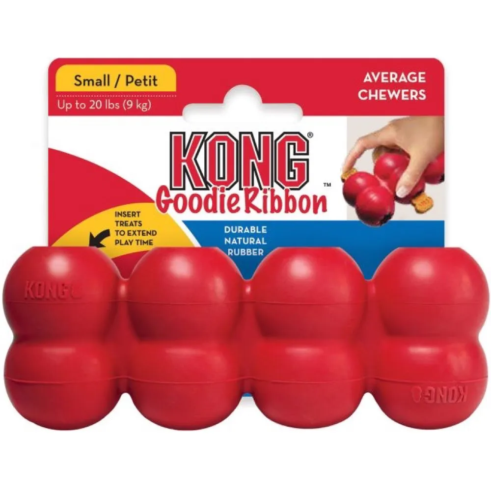KONG Goodie Ribbon Dog Toy dog puzzle toy dog slow feeder dog treat ball dog brain toy dog feeder toy