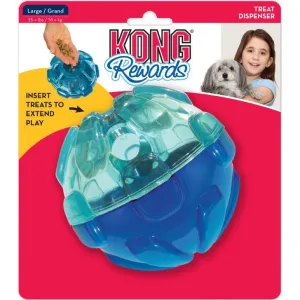KONG Rewards Ball Treat Dispensing Dog Toy dog puzzle toy dog slow feeder dog treat ball dog brain toy dog feeder toy