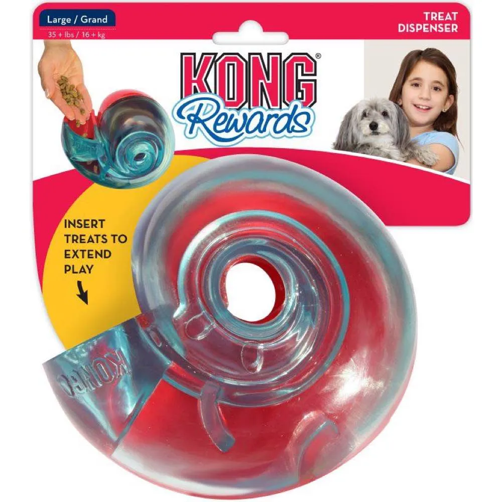 KONG Rewards Shell Treat Dispensing Dog Toy dog puzzle toy dog slow feeder dog treat ball dog brain toy dog feeder toy