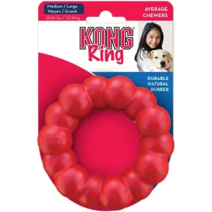 KONG Ring Dog Toy dog puzzle toy dog slow feeder dog treat ball dog brain toy dog feeder toy