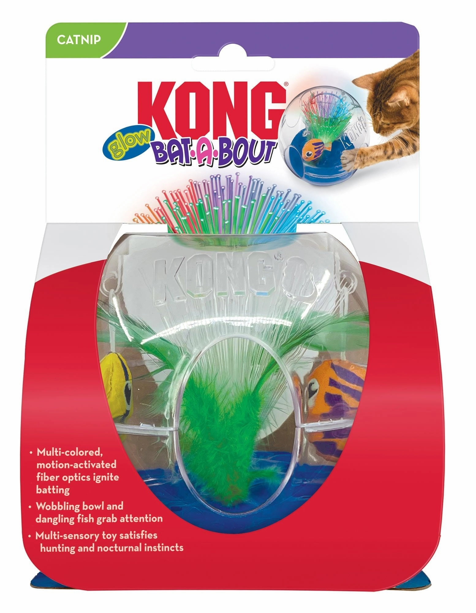 KONG Bat-A-Bout Glow Aquarium
